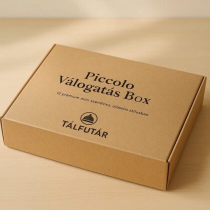 Piccolo Válogatás Box – prémium Tálfutár elviteles catering doboz meleg mediterrán fényben